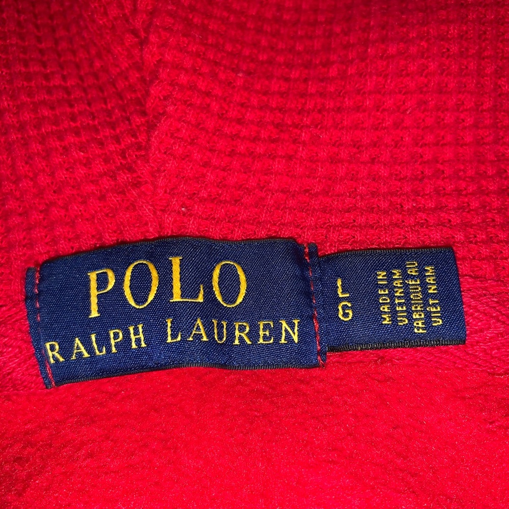 Red polo jacket - Picture 3 of 3